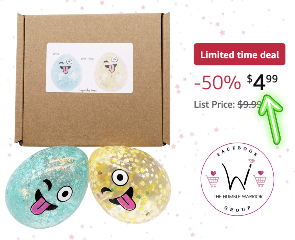 squishy stress balls!